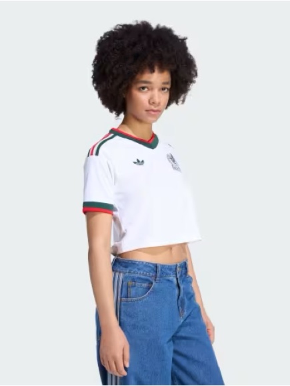 NWT Adidas x Mexico Away Cropped Jersey